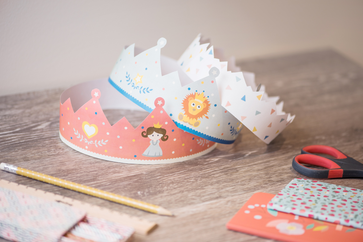 DIY Printable couronne en papier de la galette des rois
