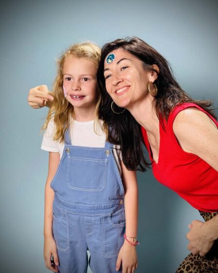 Vanille et Sandrine pour le tournage