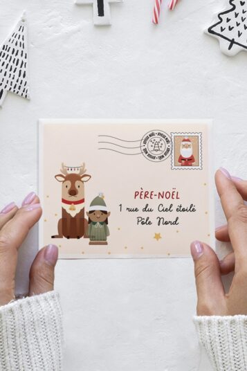 Enveloppe lettre au Père Noël
