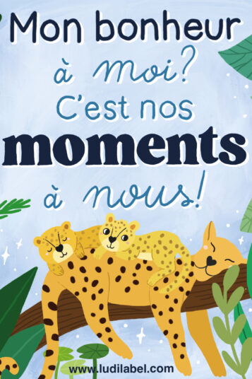 Mon bonheur à moi? C'est nos moments à nous