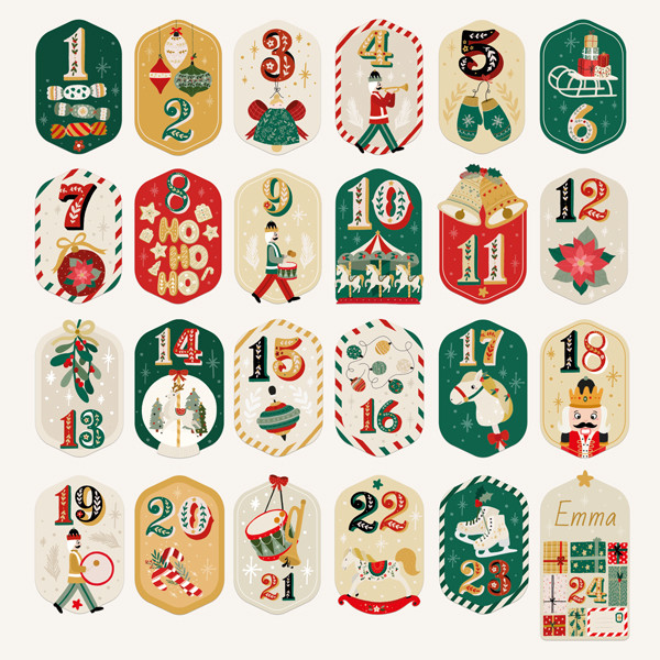 Ludilabel  Kit Anniversaire stickers personnalisés pour décoration de table