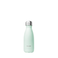 Gourde bouteille isotherme Pastel Vert  - 260ml - Qwtech