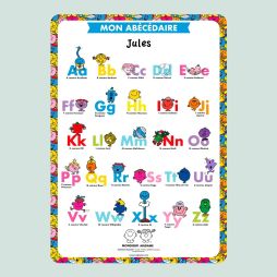 Poster Abécédaire - Monsieur Madame-Affiches Alphabet 15,99 € Ludilabel Héro 1