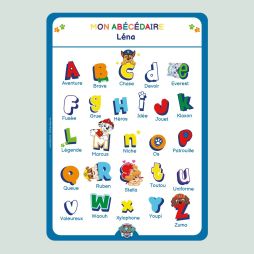 Poster Abécédaire - Pat'Patrouille-Affiches Alphabet 15,99 € Ludilabel Chien 1