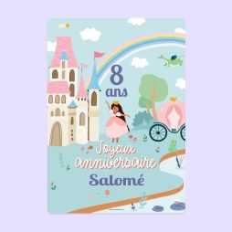 Poster Anniversaire - Princesses-Posters d'anniversaire 15,99 € Ludilabel Princesse 1