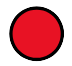Image representant un emoji rond rouge
