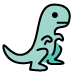 Un anniversaire sur le thème des dinosaures